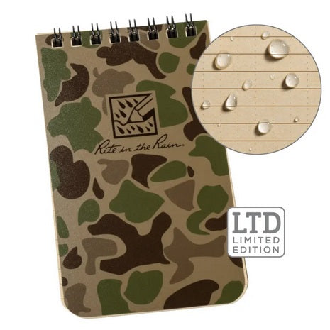 RITE IN THE RAIN 3X5 DUCK CAMO NOTEBOOK